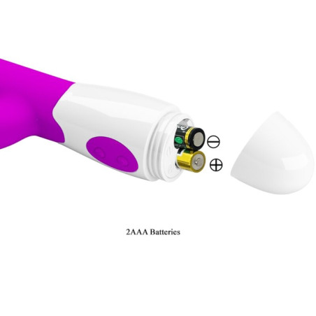 PRETTY LOVE CENTAUR VIBRADOR RABBIT 30 MODOS DE VIBRACION MORADO