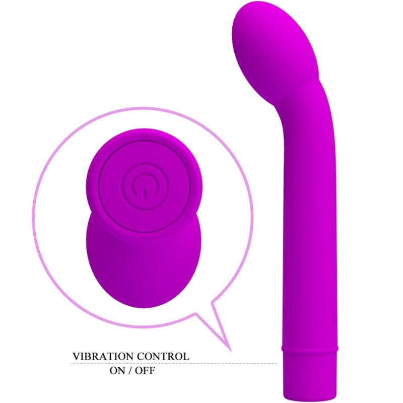 PRETTY LOVE LOGAN VIBRADOR PUNTO G 10 VIBRACIONES MORADO