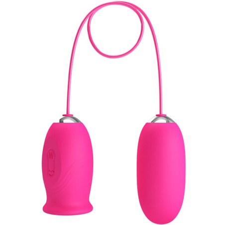 PRETTY LOVE DAISY HUEVO VIBRADOR LENGUA ESTIMULADORA DE CLITORIS ROSA