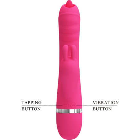 PRETTY LOVE PHOENIX VIBRADOR RABBIT MULTIFUNCION ROSA