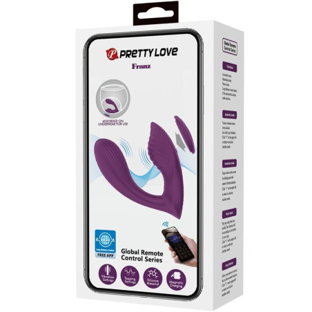 PRETTY LOVE FRANZ MASAJEADOR VIBRADOR APP GRATUTITA MORADO