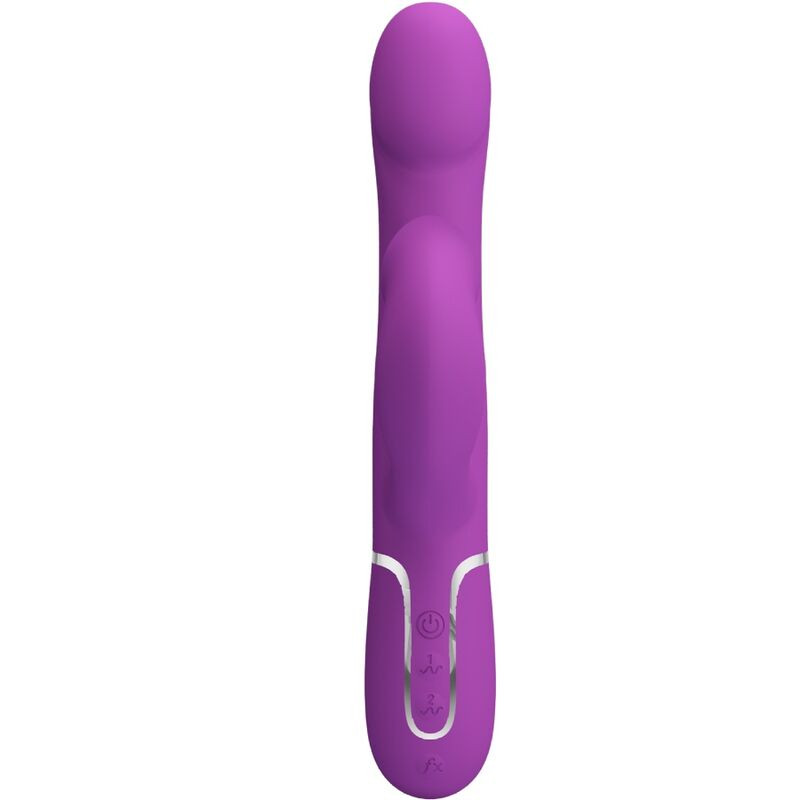 PRETTY LOVE VIBRADOR ESTIMULADOR MULTIFUNCION 4 EN 1 MORADO