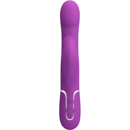 PRETTY LOVE VIBRADOR ESTIMULADOR MULTIFUNCION 4 EN 1 MORADO