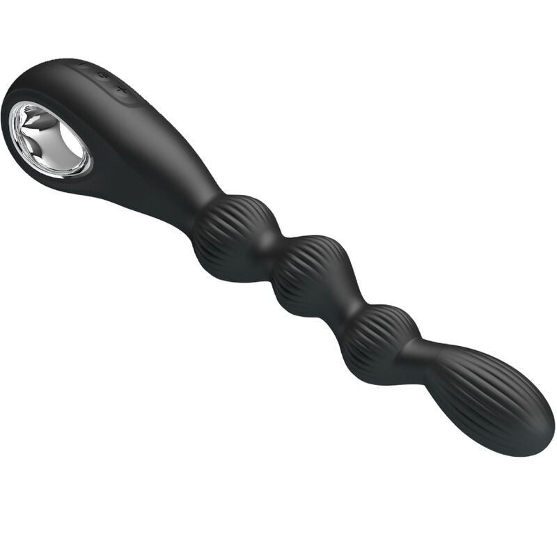 PRETTY LOVE FEDERER VIBRADOR ANAL 12 VIBRACIONES NEGRO