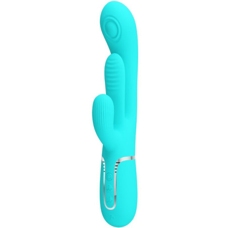 PRETTY LOVE SHANIA TRIPLE VIBRADOR RABBIT MULTIFUNCION 3 EN 1