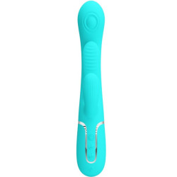 PRETTY LOVE SHANIA TRIPLE VIBRADOR RABBIT MULTIFUNCION 3 EN 1 2