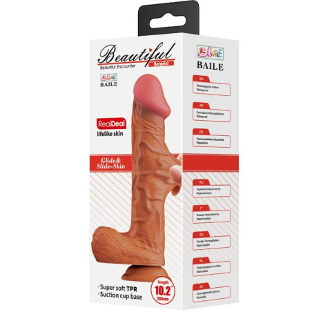 BAILE BERGRISI DILDO REALISTICO 26 CM NATURAL