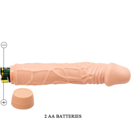 BAILE BOB VIBRADOR REALISTICO 225 CM NATURAL