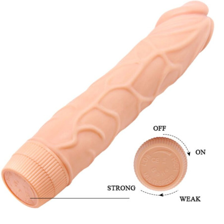 BAILE BOB VIBRADOR REALISTICO 225 CM NATURAL