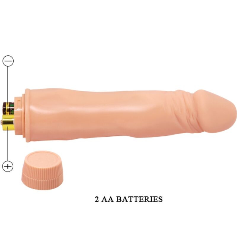 BAILE DWARF VIBRADOR REALISTICO 21 CM NATURAL