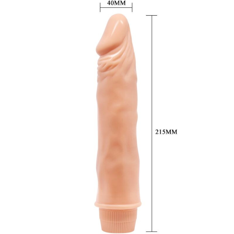 BAILE DWARF VIBRADOR REALISTICO 21 CM NATURAL