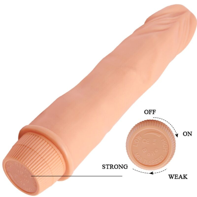 BAILE DWARF VIBRADOR REALISTICO 21 CM NATURAL