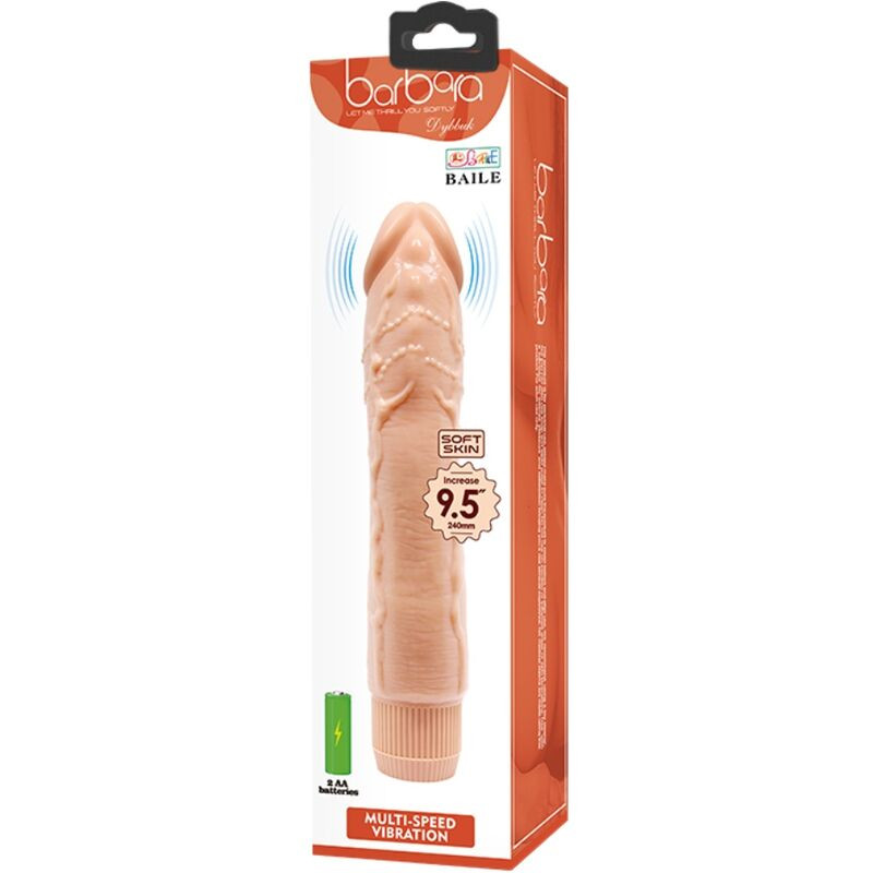 BAILE DYBBUK VIBRADOR REALISTICO 24 CM NATURAL