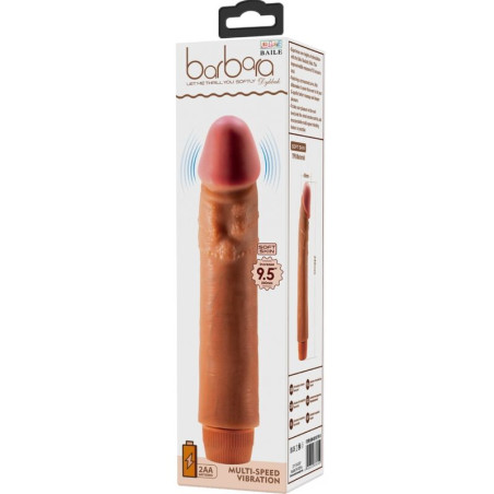 BAILE DYBBUK VIBRADOR REALISTICO 24 CM MULATO