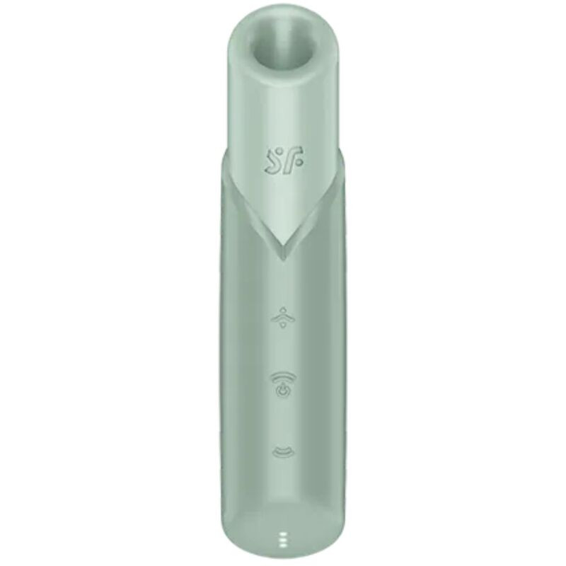 SATISFYER NAUGHTY KISS ESTIMULADOR CLITORIS POR ONDAS VERDE AGUA