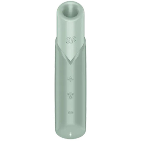 SATISFYER NAUGHTY KISS ESTIMULADOR CLITORIS POR ONDAS VERDE AGUA