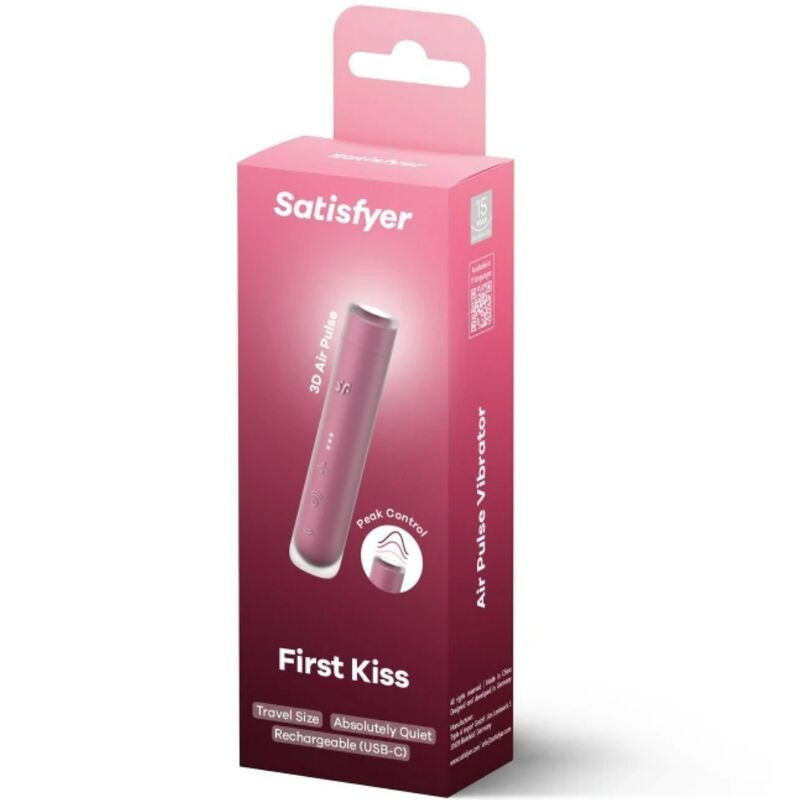 SATISFYER FIRST KISS ESTIMULADOR CLITORIS POR ONDAS GRANATE