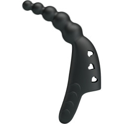 PRETTY LOVE JORDIN VIBRADOR DE DEDO 10 VIBRACIONES NEGRO