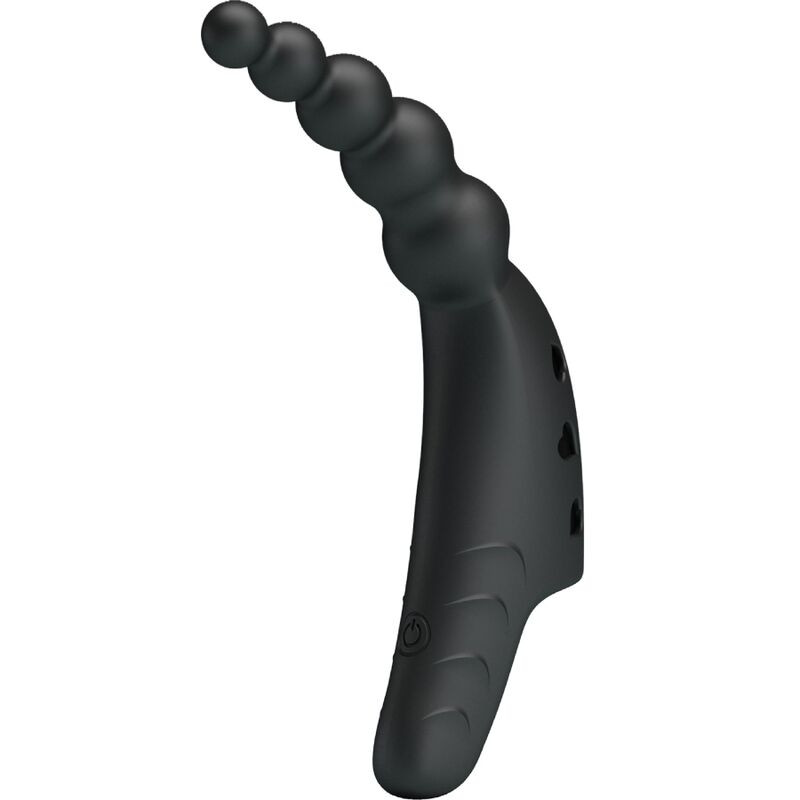 PRETTY LOVE JORDIN VIBRADOR DE DEDO 10 VIBRACIONES NEGRO