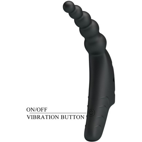 PRETTY LOVE JORDIN VIBRADOR DE DEDO 10 VIBRACIONES NEGRO
