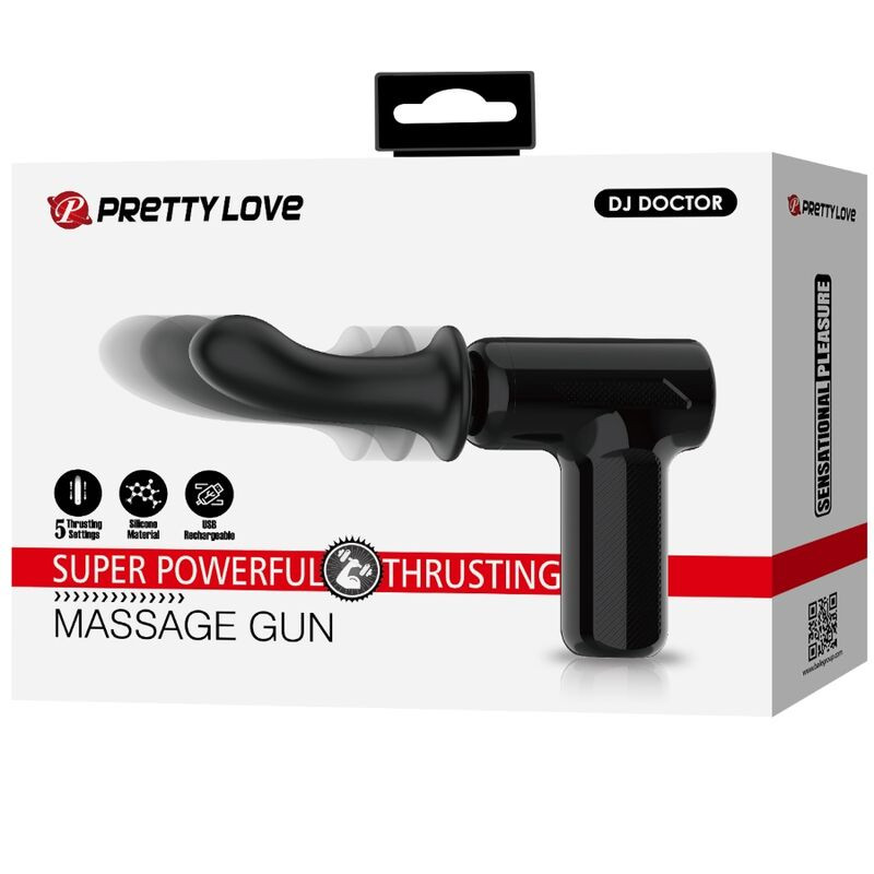 PRETTY LOVE DJ DOCTOR MASAJEADOR 5 CONFIGURACIONES NEGRO