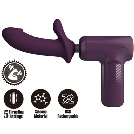 PRETTY LOVE DJ SCHOLAR MASAJEADOR 5 CONFIGURACIONES MORADO