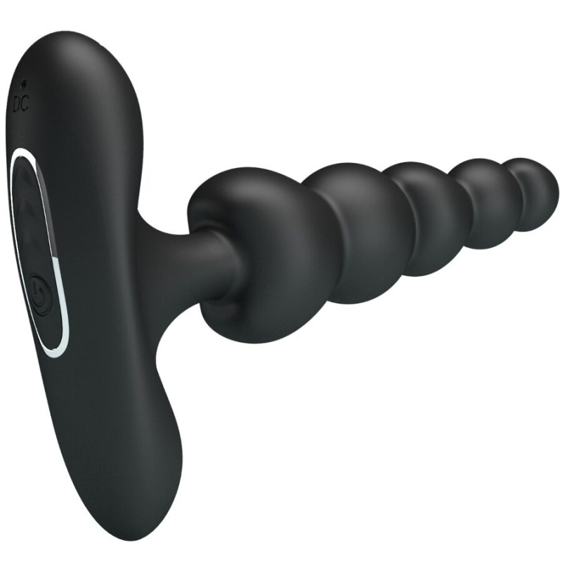PRETTY LOVE CORBAN VIBRADOR ANAL 10 VIBRACIONES NEGRO