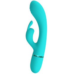 PRETTY LOVE SCOCCO VIBRADOR RABBIT TURQUESA 2