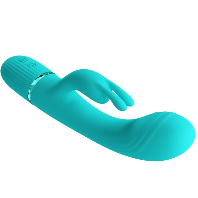 PRETTY LOVE SCOCCO VIBRADOR RABBIT TURQUESA