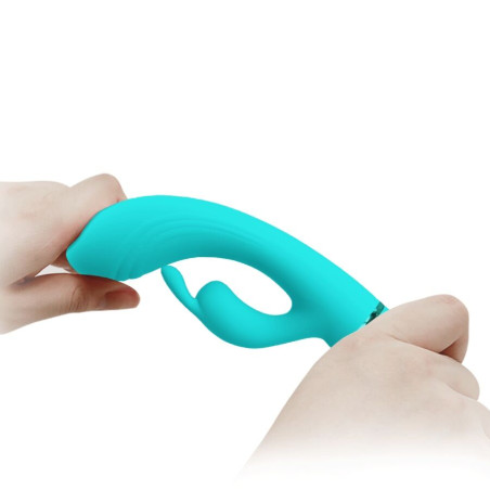 PRETTY LOVE SCOCCO VIBRADOR RABBIT TURQUESA