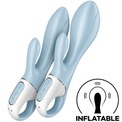 SATISFYER AIR PUMP BUNNY 1 VIBRADOR INFLABLE RABBIT AZUL 2