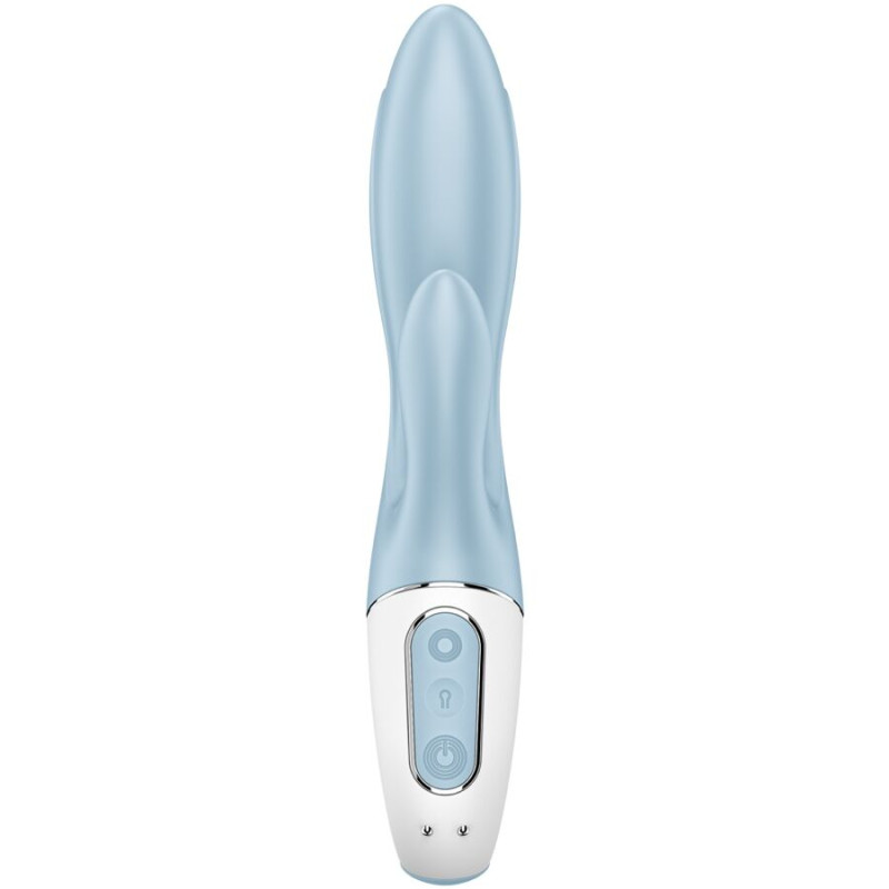 SATISFYER AIR PUMP BUNNY 1 VIBRADOR INFLABLE RABBIT AZUL