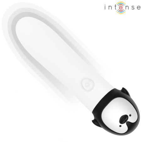 INTENSE RICO BALA VIBRADORA PINGUINO RECARGABLE USB 10 X 22 CM