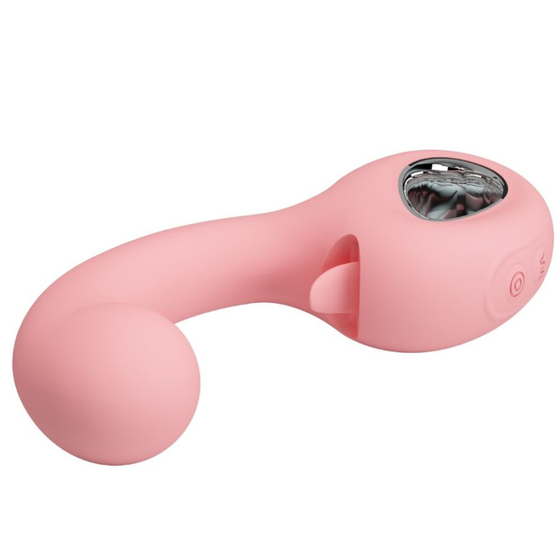 PRETTY LOVE ERYNNYES VIBRADOR PUNTO G ESTIMULADOR CLITORIS 10 VIBRACIONES ROSA