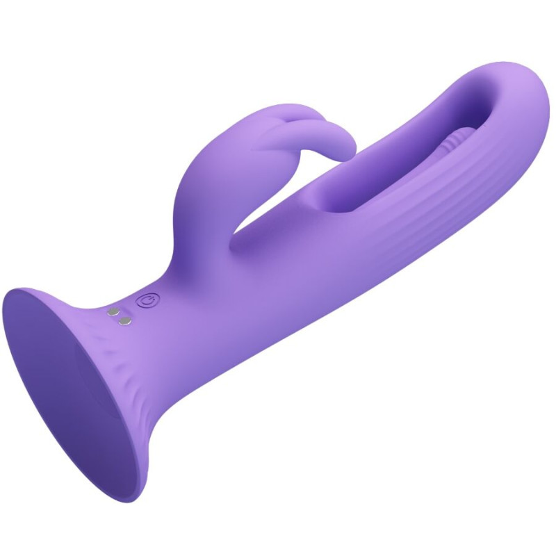 PRETTY LOVE KILLMOULIS VIBRADOR RABBIT 12 MODOS DE VIBRACION MORADO