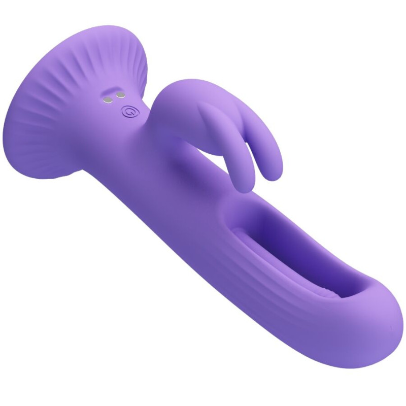 PRETTY LOVE KILLMOULIS VIBRADOR RABBIT 12 MODOS DE VIBRACION MORADO