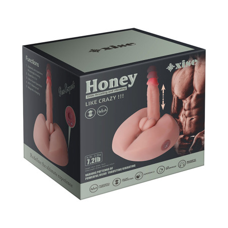 XISE HONEY MASTURBADOR DILDO REALISTICO CON VIBRACION 25 CM