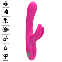 INTENSE BRITNEY VIBRADOR MULTIFUNCION RABBIT 23 CM ROSA 2