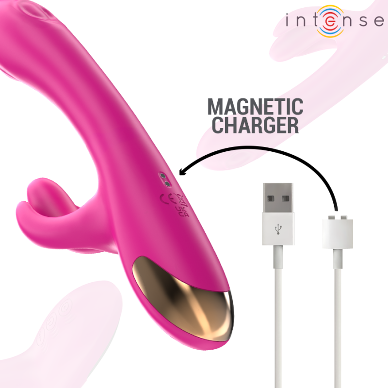 INTENSE BRITNEY VIBRADOR MULTIFUNCION RABBIT 23 CM ROSA