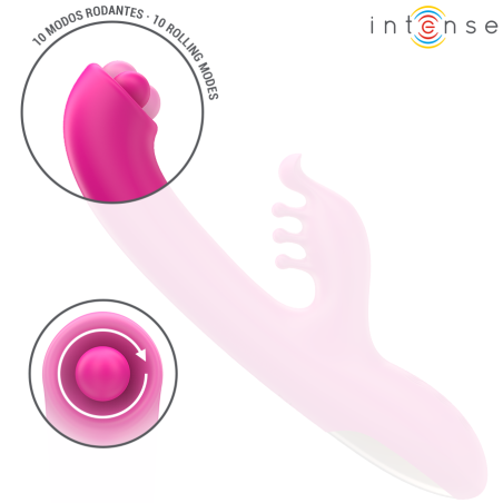 INTENSE CHRISTINA VIBRADOR MULTIFUNCION RABBIT 225 CM ROSA
