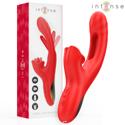 INTENSE JESSICA VIBRADOR MULTIFUNCION ESTIMULACION CLITORIS 248 CM ROJO