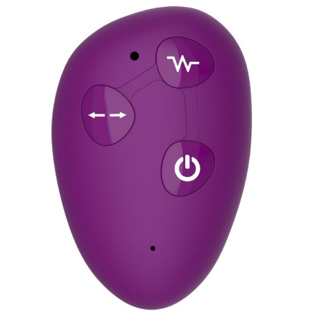 XOCOON STRAPLESS STRAP ON VIBRADOR 2 EN 1 CON CONTROL REMOTO MORADO