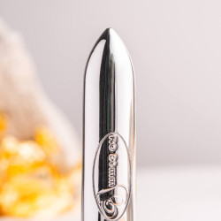 ROCKS OFF RO 80 CHROME BALA VIBRADORA PLATEADO 2