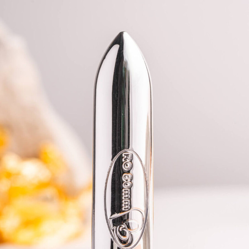 ROCKS OFF RO 80 CHROME BALA VIBRADORA PLATEADO