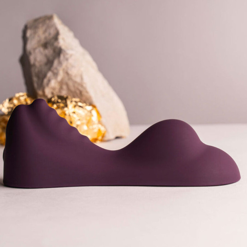 ROCKS OFF RUBY GLOW VIBRADOR SIT ON MORADO