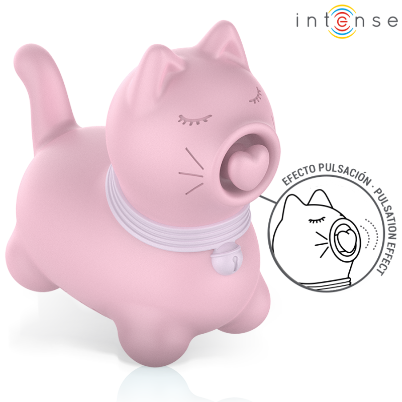 INTENSE MARIE ESTIMULADOR CON LENGUA EFECTO PULSACION ROSA