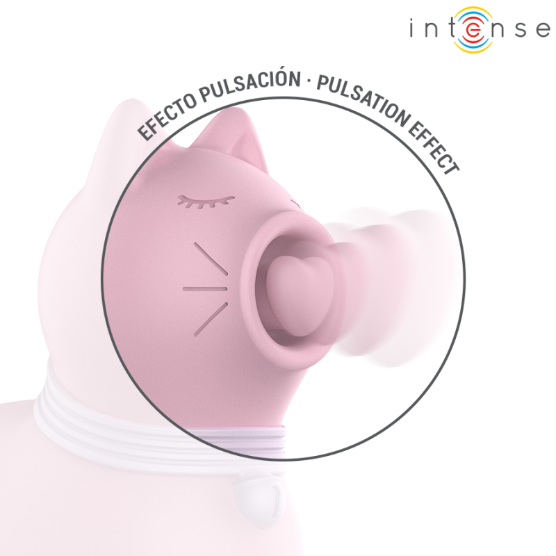 INTENSE MARIE ESTIMULADOR CON LENGUA EFECTO PULSACION ROSA