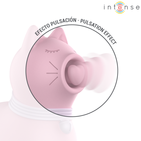 INTENSE MARIE ESTIMULADOR CON LENGUA EFECTO PULSACION ROSA
