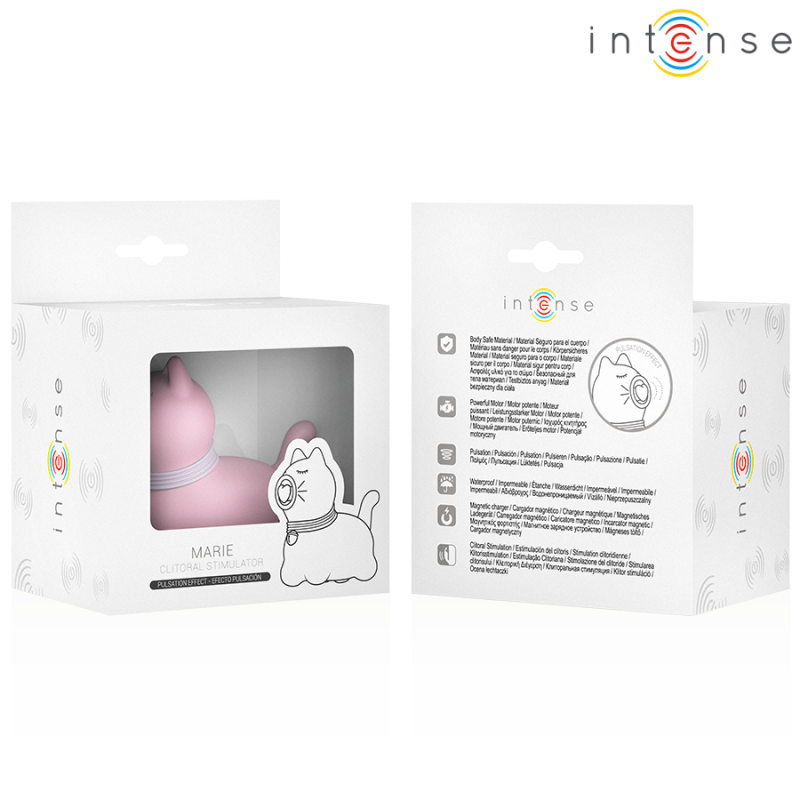 INTENSE MARIE ESTIMULADOR CON LENGUA EFECTO PULSACION ROSA