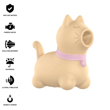 INTENSE TOULOUSE ESTIMULADOR CON LENGUA ROTATIVA 360º AMARILLO